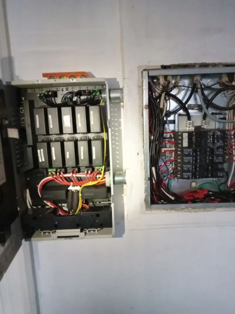 Electrical panel upgrade completed for Carbon Monoxide Detector Installation in Urbana